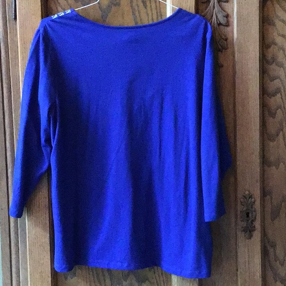 Ruby Rd. Blue Top - Picture 5 of 5